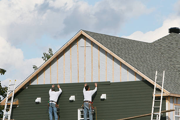 Professional Siding Contractor technician working in Orange, TX